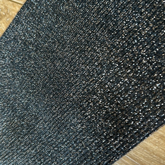 NWOT Ann Taylor Black Shimmer Balloon Sleeved Sweater Size S - Picture 9 of 11